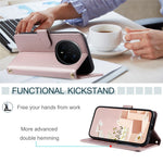 For Honor Magic8 Pro 5G PU Leather Case Wallet Rhombus Grid Phone Cover with Shoulder Strap  /  Wrist Strap