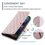 For Honor Magic8 Pro 5G PU Leather Case Wallet Rhombus Grid Phone Cover with Shoulder Strap  /  Wrist Strap