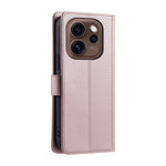 PU-läderfodral till Oppo Reno15 Pro Max 5G (Global) / Reno15 Pro 5G (Kina) Plånboksfodral med Rhombus Grid-mönster och axelrem / handledsrem