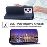 For Xiaomi Redmi Note 12 Pro 5G  / Note 12 Pro Speed 5G / Poco X5 Pro 5G Imprinted Rhombus Pattern Stand Calf Texture Cover PU Leather Wallet Magnetic Closure Case