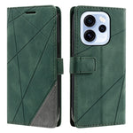 Case For Oppo Reno15 F 5G  /  Reno15 FS 5G Imprinted Lines PU Leather Splicing Wallet Phone Cover