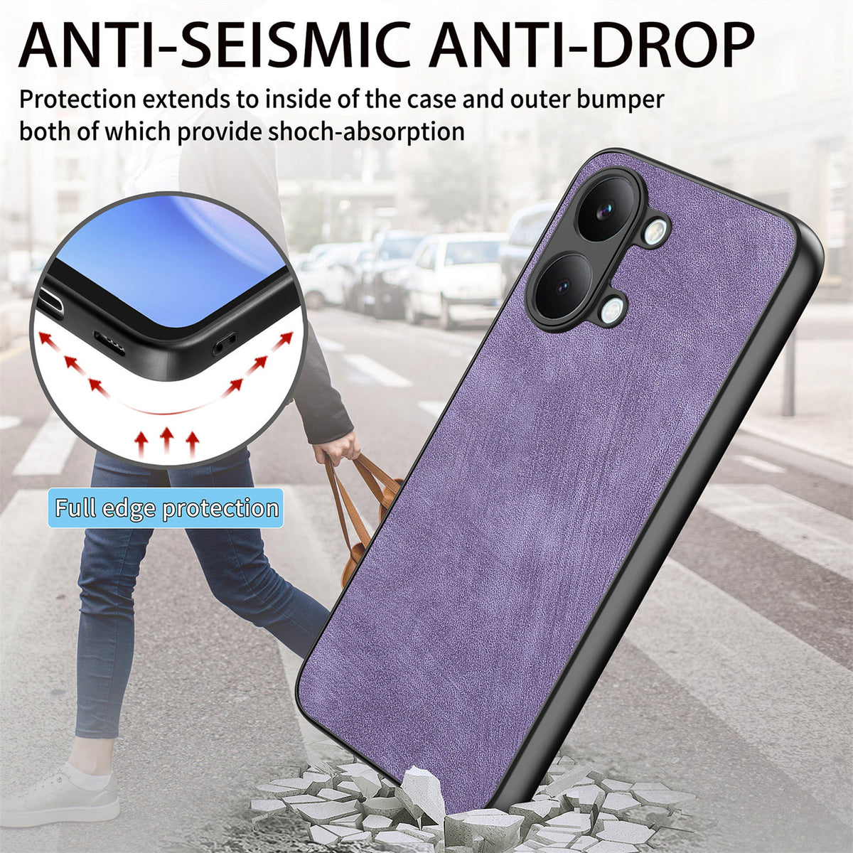 For Xiaomi Redmi Turbo 5 Max 5G / Xiaomi Poco X8 Pro Max 5G Case Shockproof Slim Retro Leather Phone Back Cover