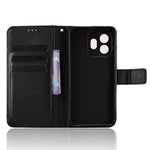 For OnePlus 15T 5G Leather Wallet Case with Strap Diamond Texture Phone Cover
