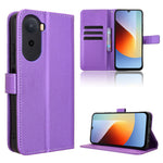 Leather Wallet Case for Xiaomi Poco C85x 5G / Poco C81 4G / Poco C81 Pro 4G / Redmi A7 Pro 4G (171.56mm) / Redmi A7 Pro 5G with Strap Diamond Texture Phone Cover