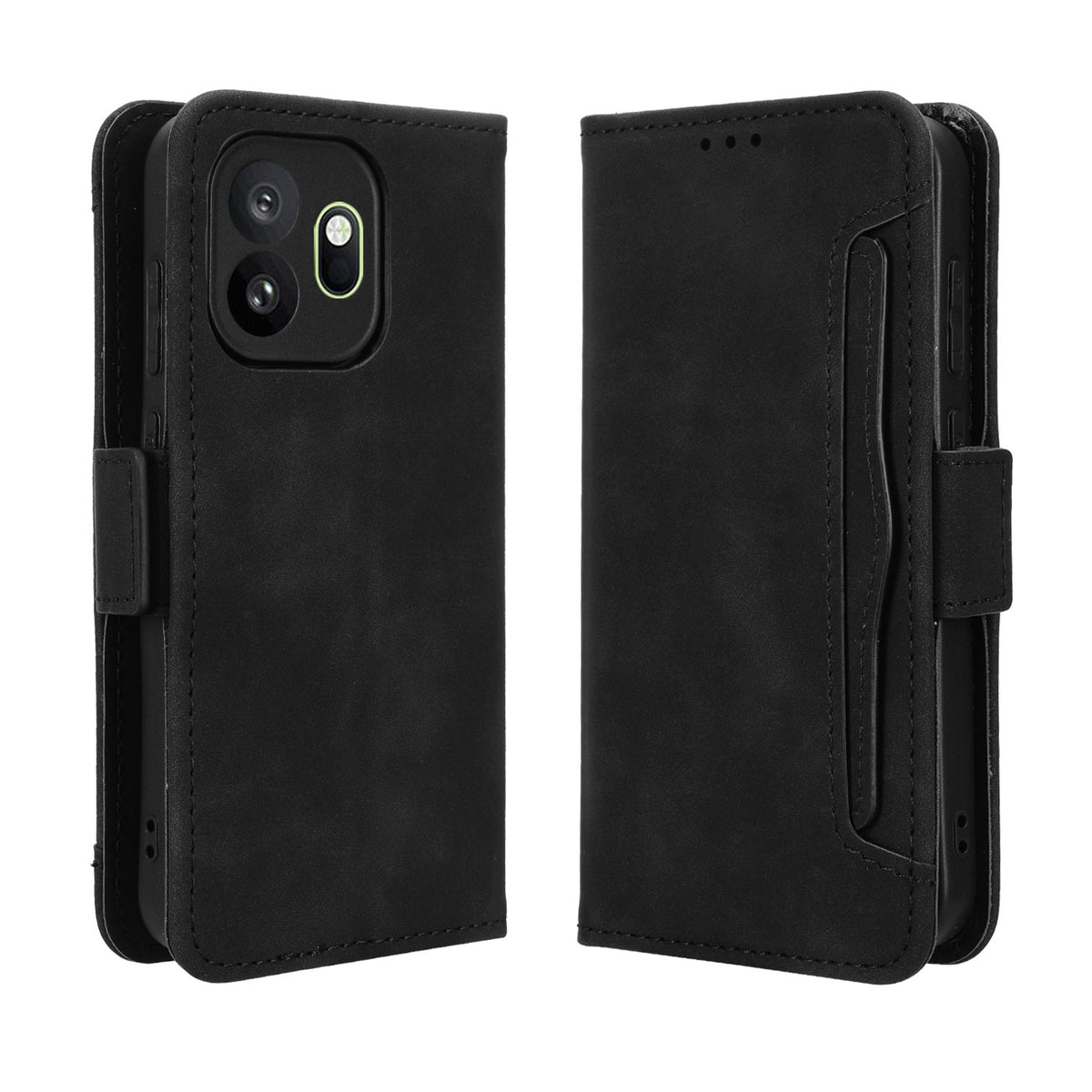 OnePlus 15T 5G Läderfodral mobil Plånboksfodral med Flera Kortfack