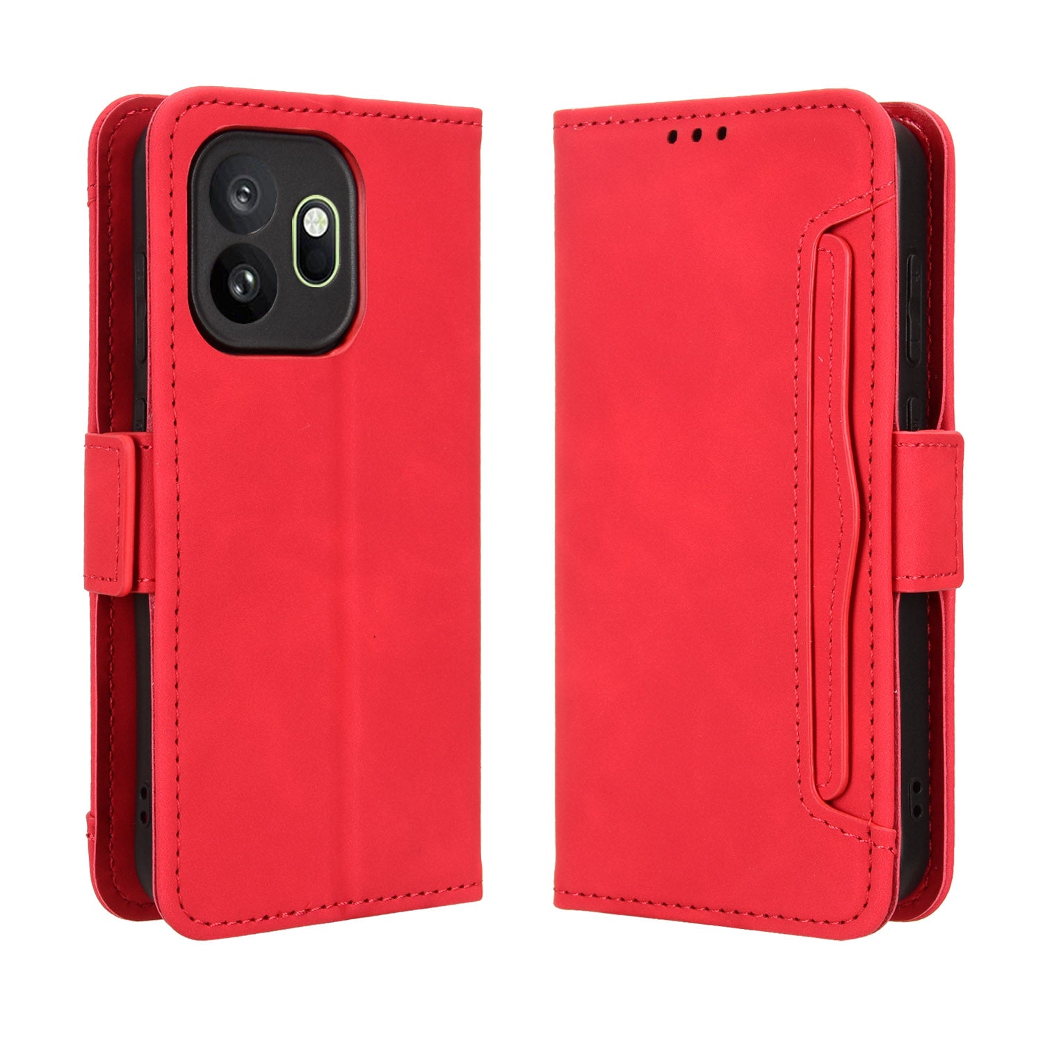 For OnePlus 15T 5G Leather Case Phone Wallet Cover with Multiple Card Slots