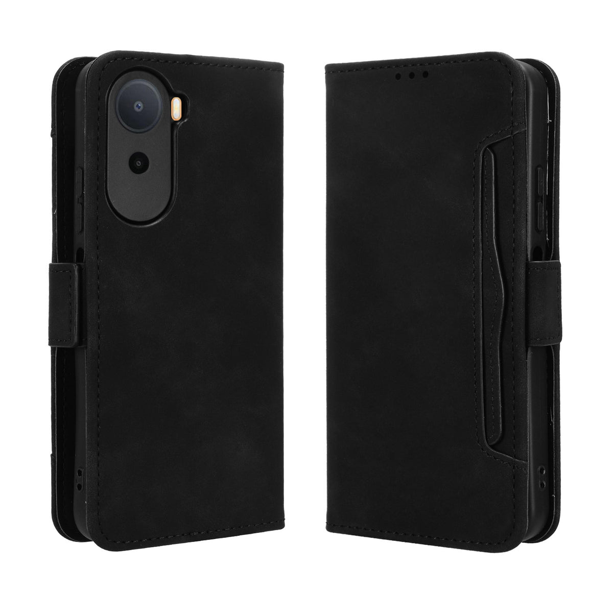 Läderfodral till Xiaomi Poco C85x 5G / Poco C81 4G / Poco C81 Pro 4G / Redmi A7 Pro 4G (171,56 mm) / Redmi A7 Pro 5G Plånboksfodral med flera kortfack