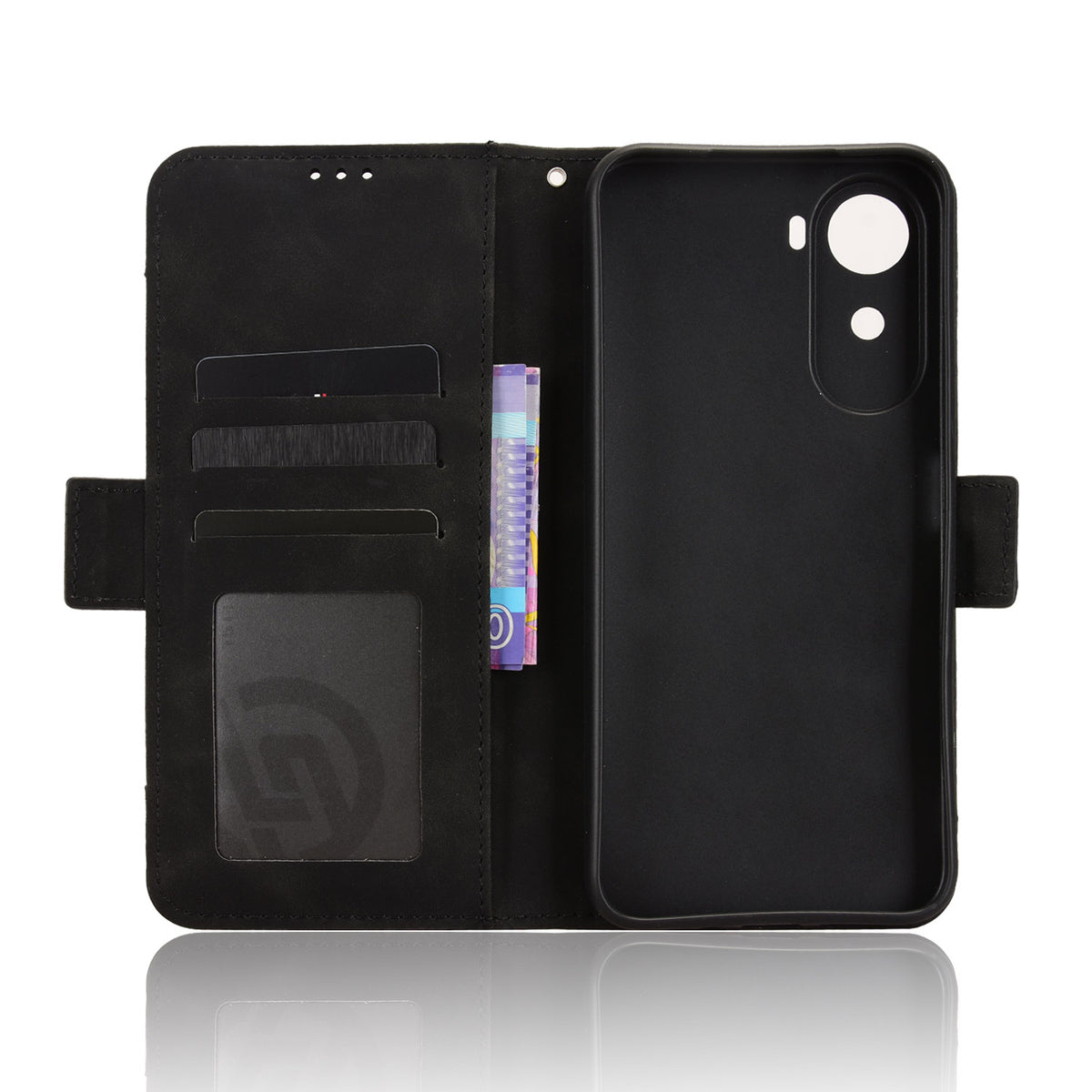 Läderfodral till Xiaomi Poco C85x 5G / Poco C81 4G / Poco C81 Pro 4G / Redmi A7 Pro 4G (171,56 mm) / Redmi A7 Pro 5G Plånboksfodral med flera kortfack