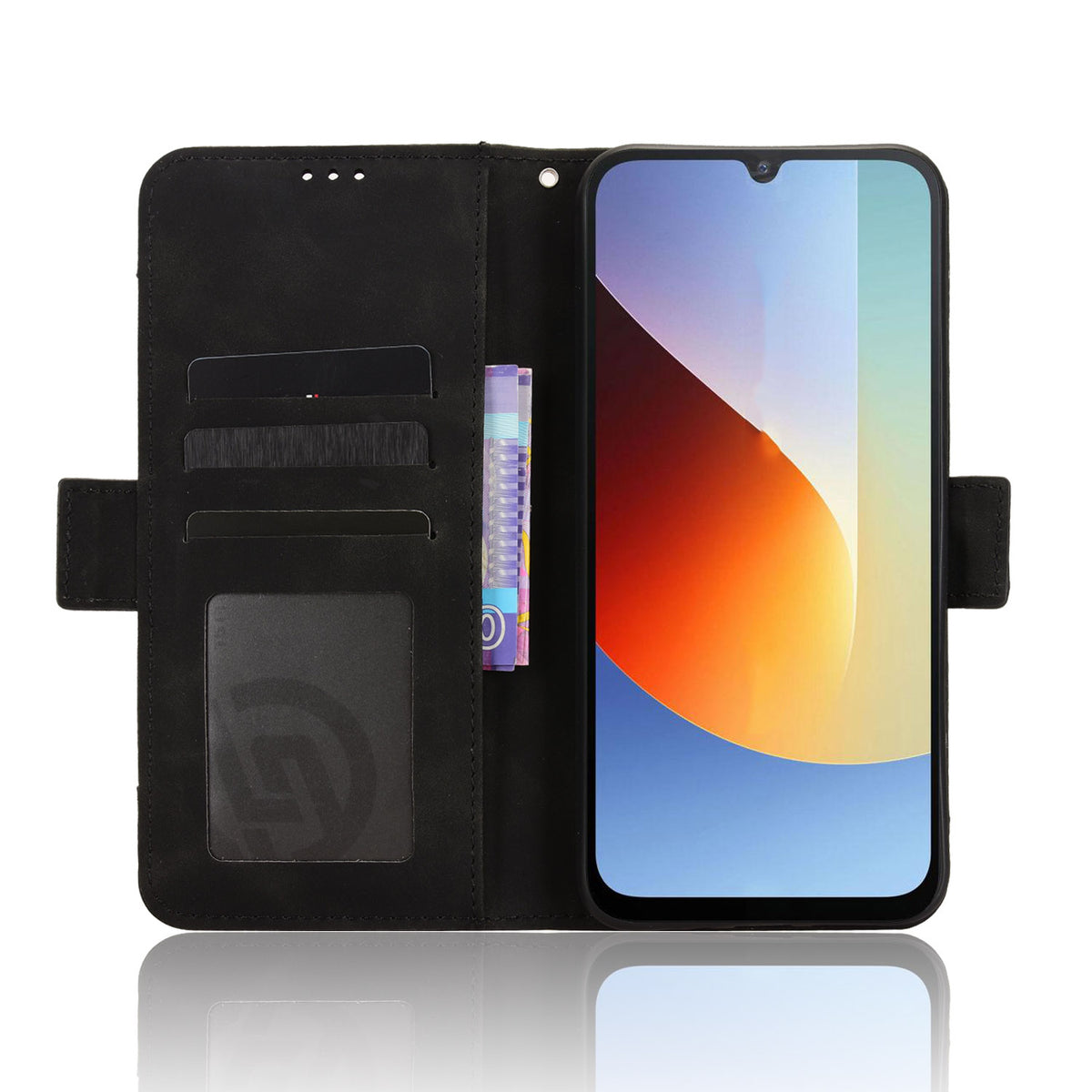 Läderfodral till Xiaomi Poco C85x 5G / Poco C81 4G / Poco C81 Pro 4G / Redmi A7 Pro 4G (171,56 mm) / Redmi A7 Pro 5G Plånboksfodral med flera kortfack