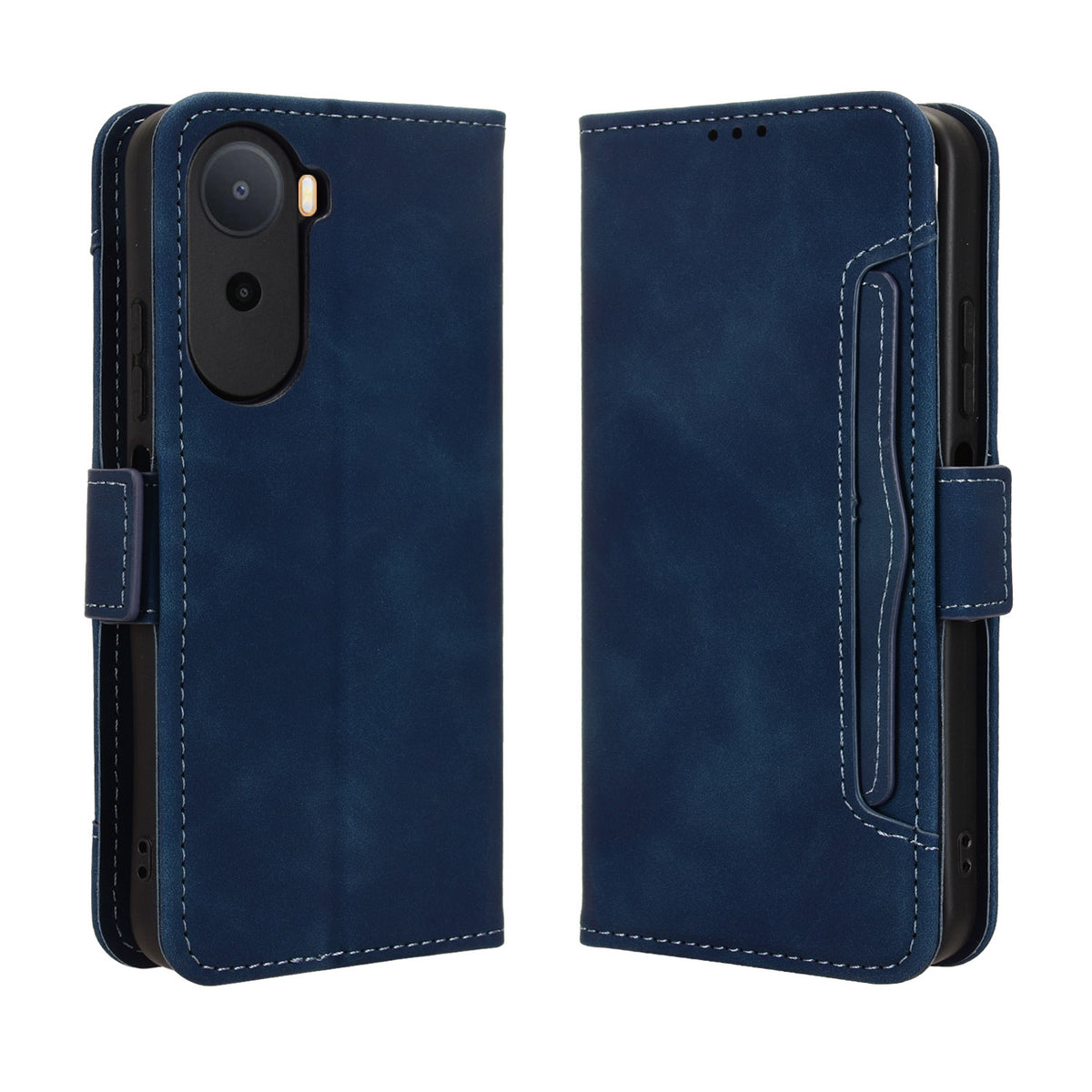 Läderfodral till Xiaomi Poco C85x 5G / Poco C81 4G / Poco C81 Pro 4G / Redmi A7 Pro 4G (171,56 mm) / Redmi A7 Pro 5G Plånboksfodral med flera kortfack