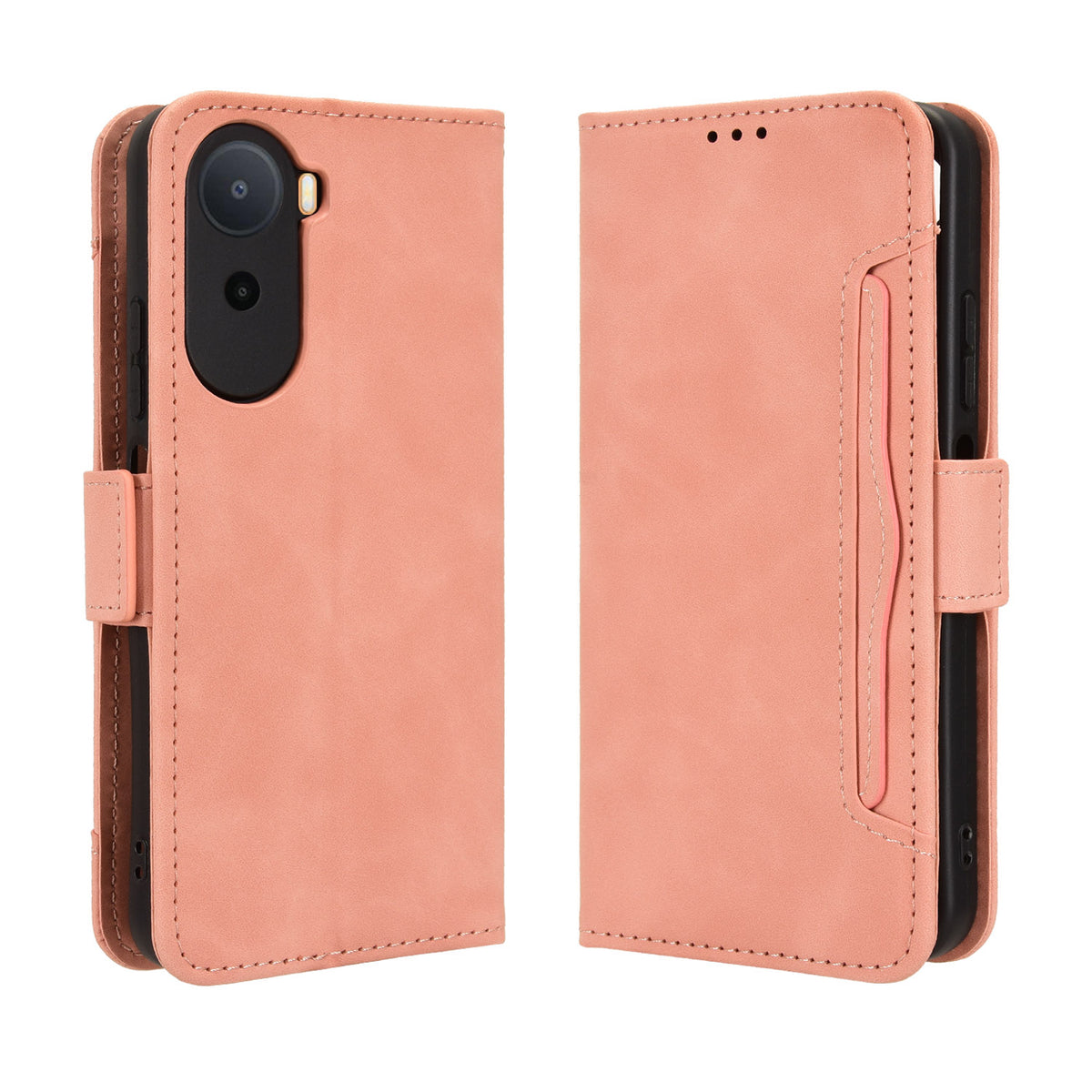 Läderfodral till Xiaomi Poco C85x 5G / Poco C81 4G / Poco C81 Pro 4G / Redmi A7 Pro 4G (171,56 mm) / Redmi A7 Pro 5G Plånboksfodral med flera kortfack