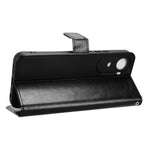 Läderfodral med rem för Xiaomi Poco C85x 5G / Poco C81 4G / Poco C81 Pro 4G / Redmi A7 Pro 4G (171.56mm) / Redmi A7 Pro 5G Crazy Horse Texture Phone Plånboksfodral