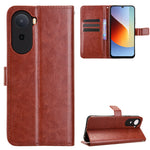 Läderfodral med rem för Xiaomi Poco C85x 5G / Poco C81 4G / Poco C81 Pro 4G / Redmi A7 Pro 4G (171.56mm) / Redmi A7 Pro 5G Crazy Horse Texture Phone Plånboksfodral