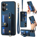 For Xiaomi Redmi Turbo 5 Max 5G / Xiaomi Poco X8 Pro Max 5G Retro PU Leather Back Cover with Card Holder and Wristband Kickstand