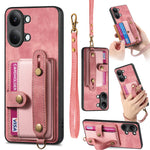 For Xiaomi Redmi Turbo 5 Max 5G / Xiaomi Poco X8 Pro Max 5G Retro PU Leather Back Cover with Card Holder and Wristband Kickstand
