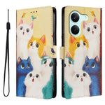 For Xiaomi Poco X8 Pro 5G / Xiaomi Redmi Turbo 5 5G Case Pattern Print PU Leather Wallet Phone Cover with Wrist Strap