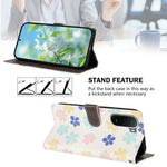 For Xiaomi Redmi A7 Pro 4G (171.56mm) / Poco C85x 5G Case Pattern Print PU Leather Wallet Phone Cover with Wrist Strap