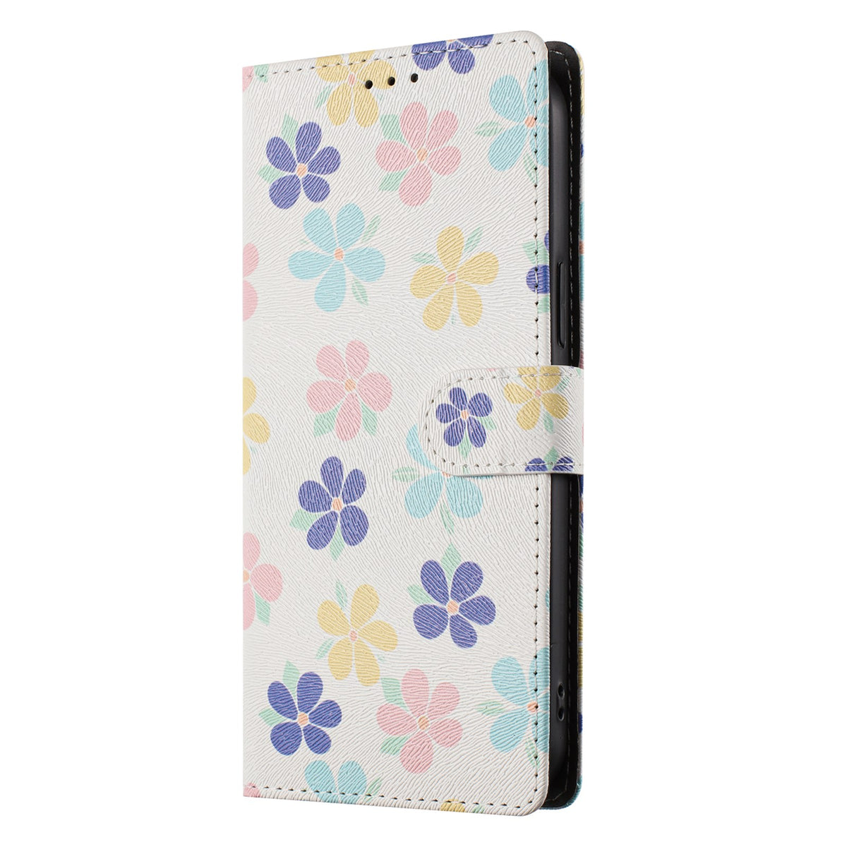 For Xiaomi Redmi A7 Pro 4G (171.56mm) / Poco C85x 5G Case Pattern Print PU Leather Wallet Phone Cover with Wrist Strap