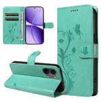 For Xiaomi Poco X8 Pro Max 5G / Xiaomi Redmi Turbo 5 Max 5G PU Leather Cases Flower Pattern Wallet Stand Phone Cover with Strap
