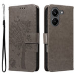 For Xiaomi Poco X8 Pro 5G / Xiaomi Redmi Turbo 5 5G Phone Case with Stand Cat Tree Pattern Leather Wallet Mobile Cover