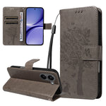 For Xiaomi Poco X8 Pro 5G / Xiaomi Redmi Turbo 5 5G Phone Case with Stand Cat Tree Pattern Leather Wallet Mobile Cover