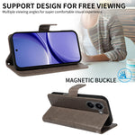 For Xiaomi Poco X8 Pro 5G / Xiaomi Redmi Turbo 5 5G Phone Case with Stand Cat Tree Pattern Leather Wallet Mobile Cover