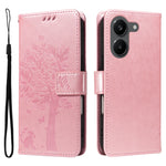 For Xiaomi Poco X8 Pro 5G / Xiaomi Redmi Turbo 5 5G Phone Case with Stand Cat Tree Pattern Leather Wallet Mobile Cover