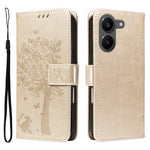 For Xiaomi Poco X8 Pro 5G / Xiaomi Redmi Turbo 5 5G Phone Case with Stand Cat Tree Pattern Leather Wallet Mobile Cover