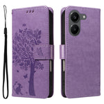 For Xiaomi Poco X8 Pro 5G / Xiaomi Redmi Turbo 5 5G Phone Case with Stand Cat Tree Pattern Leather Wallet Mobile Cover
