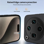 WANLONFENG For Oppo Find X9 Ultra 5G TQ Series Magnetic Case Carbon Fiber Texture PC TPU Phone Cover