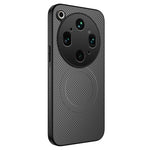 WANLONFENG For Oppo Find X9 Ultra 5G TQ Series Magnetic Case Carbon Fiber Texture PC TPU Phone Cover