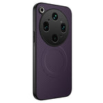 WANLONFENG For Oppo Find X9 Ultra 5G TQ Series Magnetic Case Carbon Fiber Texture PC TPU Phone Cover