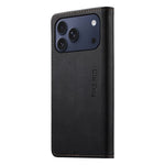 DIERFENG DF-019 til iPhone 18 Pro Max / 17 Pro Max Læderpung Etui Kortlommer RFID-Blokering Magnetisk Flip Cover