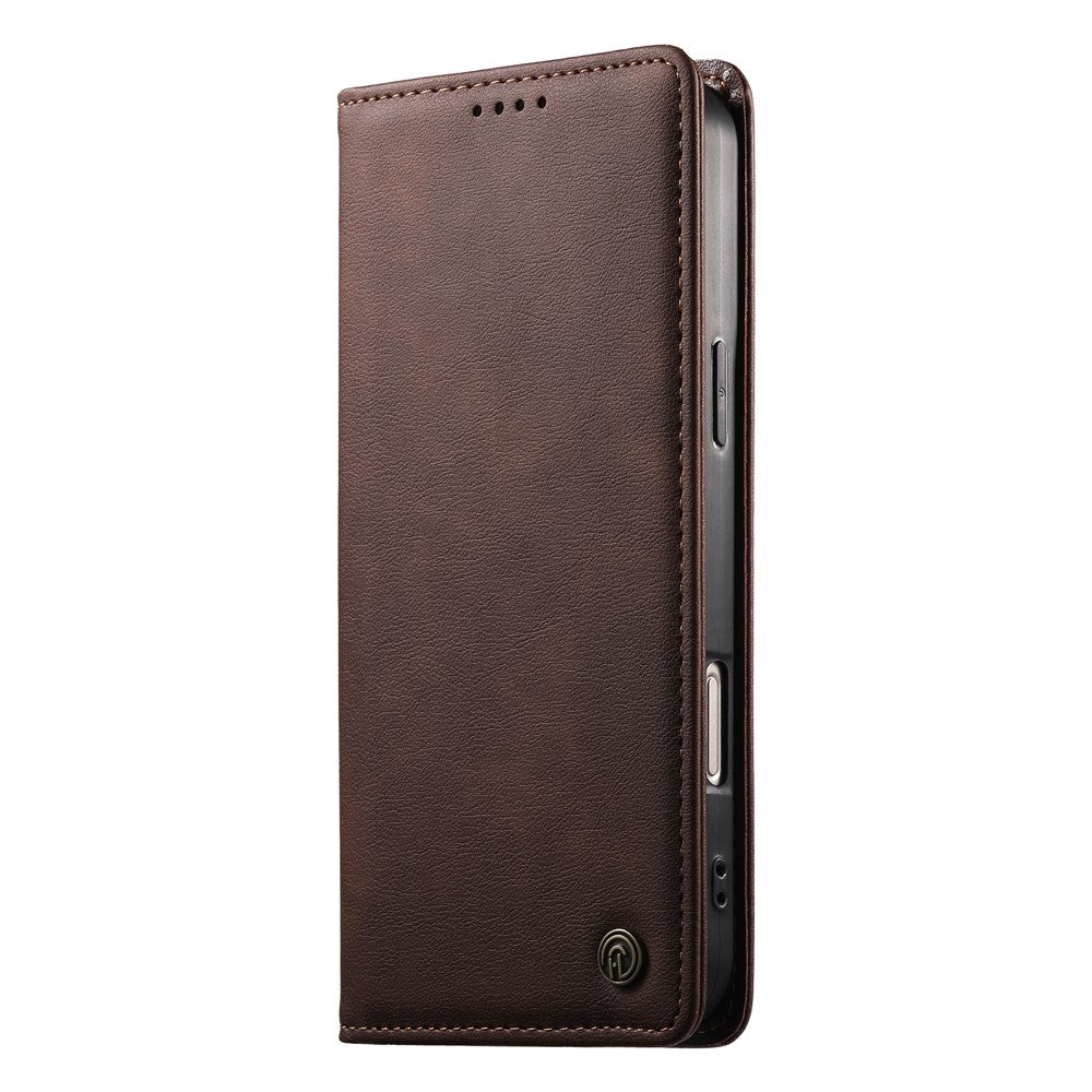 DIERFENG DF-019 för Oppo Reno15 F 5G Läderplånboksfodral Magnetiskt Flipfodral med Kortplatser RFID-blockering