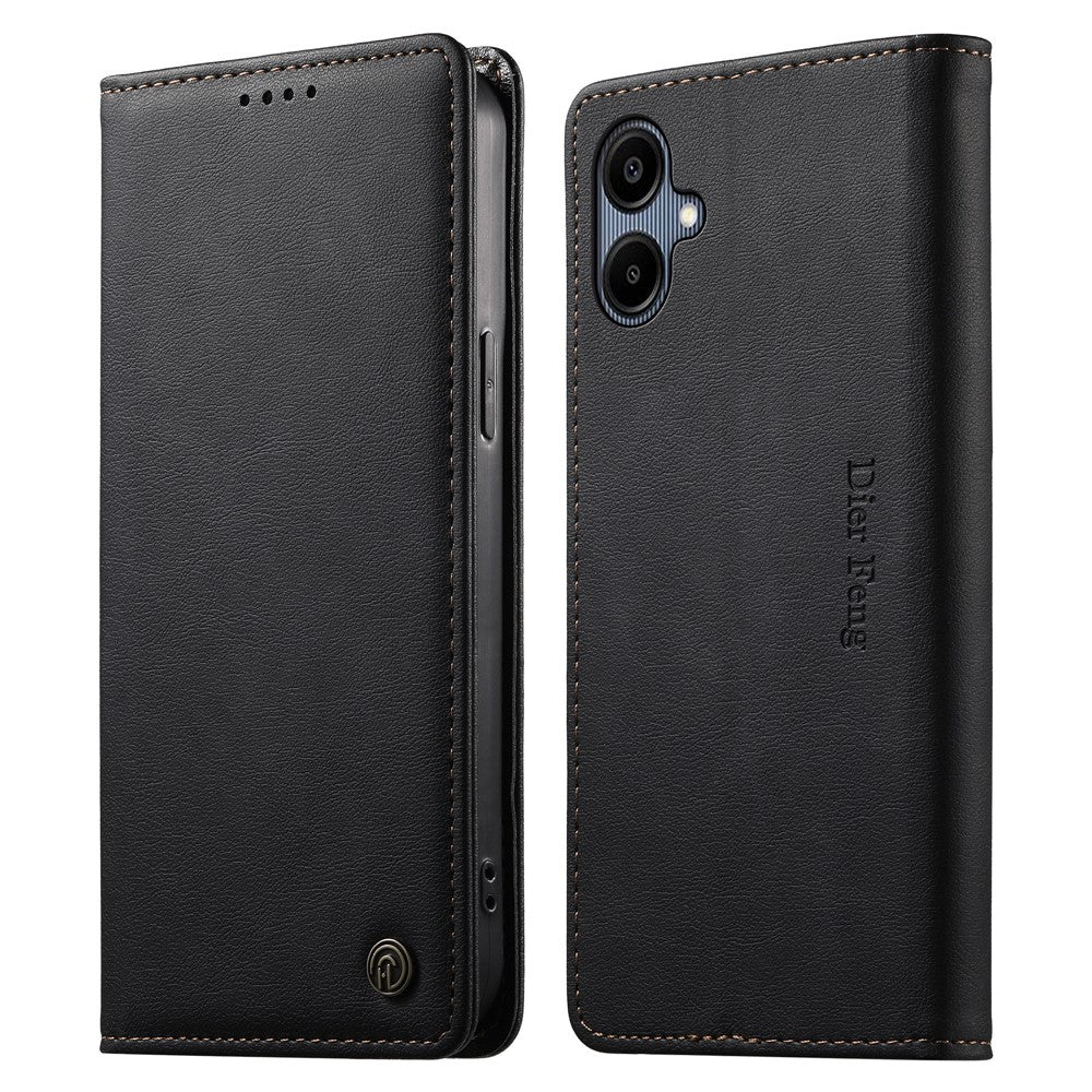 DIERFENG DF-019 til Samsung Galaxy A08 5G / A08 4G / A07 5G / A07 4G Læderpung-etui Magnetisk flipcover med kortlommer RFID-blokerende