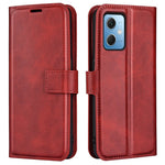 Mobilmobilskal för Xiaomi Redmi Note 12 5G (Global) / (Indien) / (Kina) / Poco X5 5G PU-läder, kalvtextur, stativ, magnetiskt fällbart mobilskal