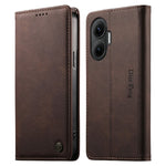 DIERFENG DF-019 Leather Wallet Case  for Xiaomi Redmi Turbo 4 Pro 5G  /  Poco F7 5G Card Slots RFID Blocking Magnetic Flip Cover
