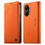 DIERFENG DF-019 Leather Wallet Case  for Xiaomi Redmi Turbo 4 Pro 5G  /  Poco F7 5G Card Slots RFID Blocking Magnetic Flip Cover