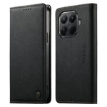 DIERFENG DF-019 for Xiaomi 15T Pro Leather Wallet Case Card Slots RFID Blocking Magnetic Flip Cover