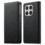 DIERFENG DF-019 for Xiaomi 17 Leather Wallet Case Card Slots RFID Blocking Magnetic Flip Cover