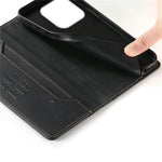 DIERFENG DF-019 for Xiaomi 17 Leather Wallet Case Card Slots RFID Blocking Magnetic Flip Cover