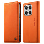 DIERFENG DF-019 for Xiaomi 17 Leather Wallet Case Card Slots RFID Blocking Magnetic Flip Cover
