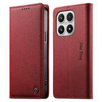 DIERFENG DF-019 for Xiaomi 17 Leather Wallet Case Card Slots RFID Blocking Magnetic Flip Cover