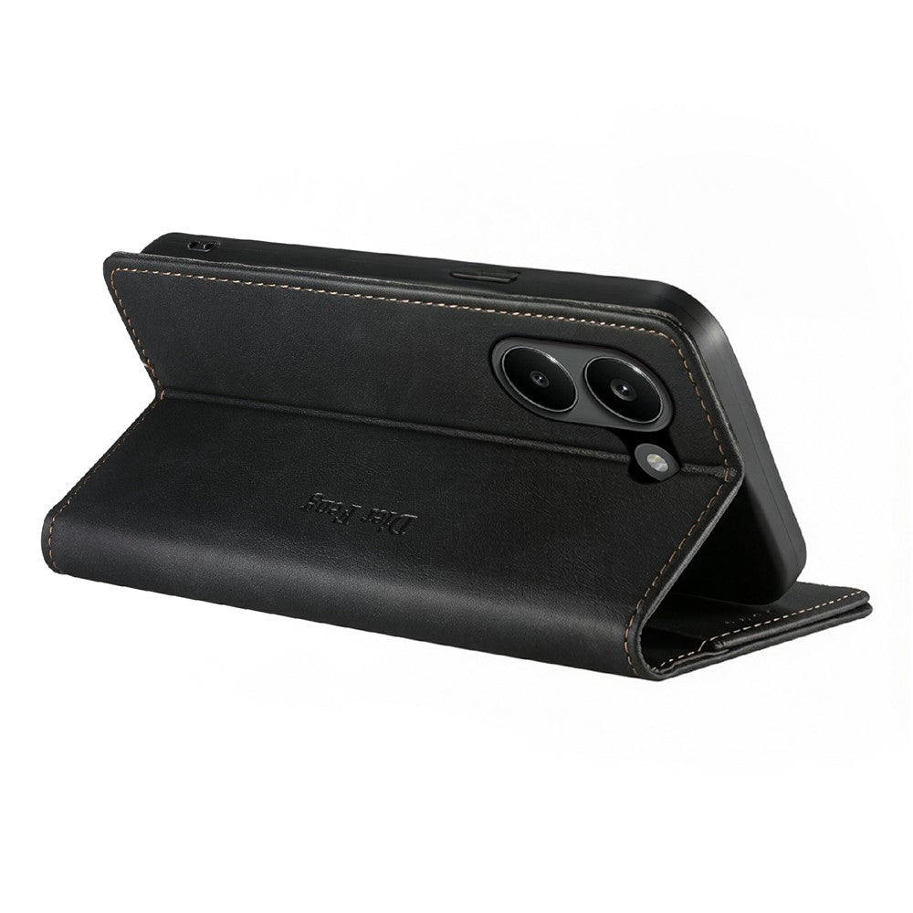 DIERFENG DF-019 for Xiaomi Poco X8 Pro 5G  /  Redmi Turbo 5 5G Leather Wallet Case Card Slots RFID Blocking Magnetic Flip Cover