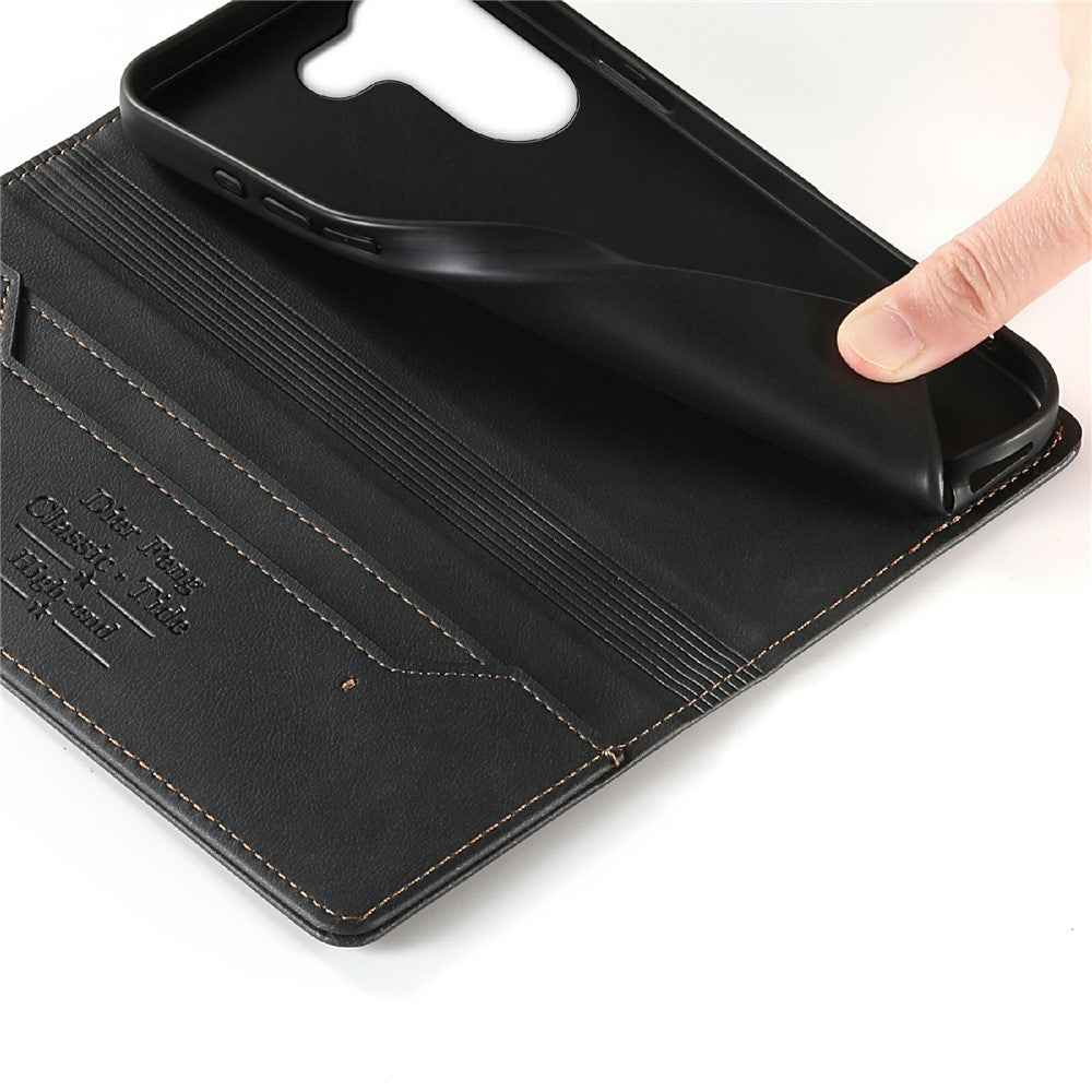 DIERFENG DF-019 for Xiaomi Poco X8 Pro 5G  /  Redmi Turbo 5 5G Leather Wallet Case Card Slots RFID Blocking Magnetic Flip Cover