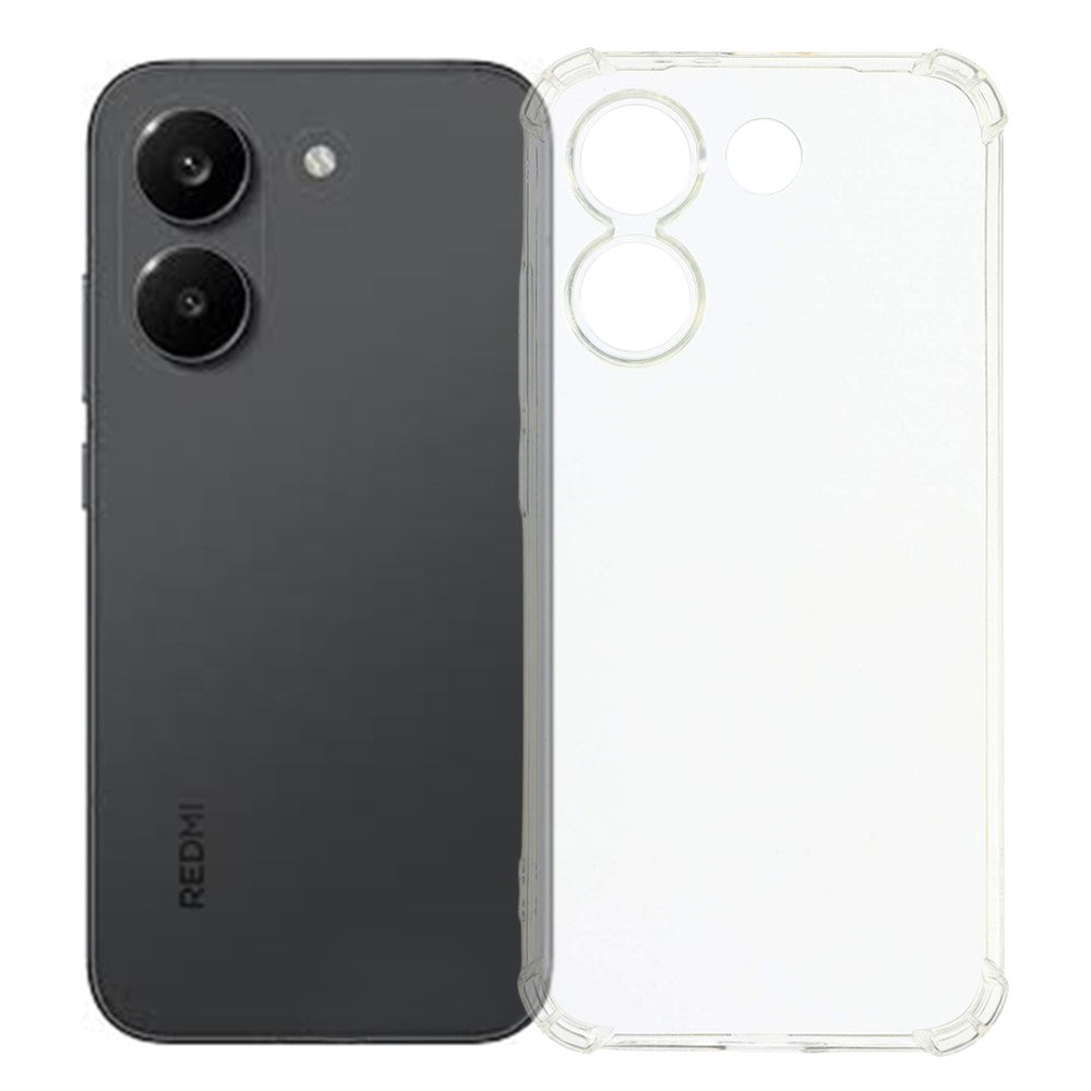 Xiaomi Poco X8 Pro 5G / Redmi Turbo 5 5G TPU-skal förstärkta hörn fallsäkert mobilskydd
