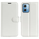 Xiaomi Redmi Note 12 5G (Global) / (Indien) / (Kina) / Poco X5 5G Fullt skyddande skal med fällbart lock, reptåligt litchi-textur, PU-läder, stativ, plånboksfodral
