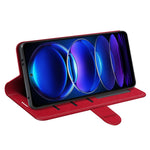 For Xiaomi Redmi Note 12 5G (Global) / (India) / (China) / Poco X5 5G Anti-scratch Crazy Horse Texture Flip Stand Case PU Leather Coated TPU Phone Wallet Cover