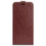 Xiaomi Redmi Note 12 5G (Global) / (Indien) / (Kina) / Poco X5 5G Crazy Horse Texture Korthållare Läderskyddande Fodral Vertikalt Flipfodral