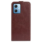 Xiaomi Redmi Note 12 5G (Global) / (Indien) / (Kina) / Poco X5 5G Crazy Horse Texture Korthållare Läderskyddande Fodral Vertikalt Flipfodral